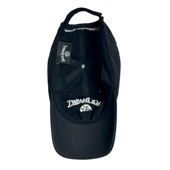 Jack Daniels Old No 7 Branded Whiskey Adjustable Black Cap Hat Embroidered Bill - Picture 5 of 6